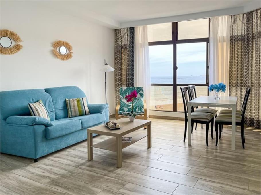 Beachfront Apartment Incl Highspeed Wifi Melenara Exteriör bild